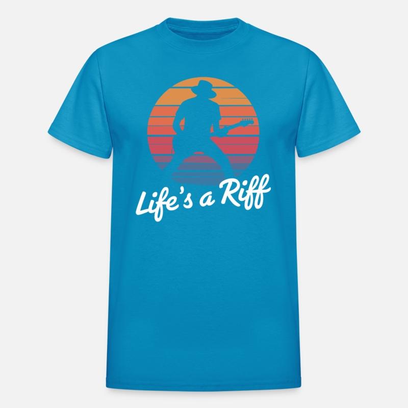 Life's a Riff Guitar Player Sunset Vibes