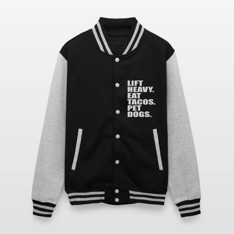 Lift Heavy Eat Tacos Pet Dogs Vintage