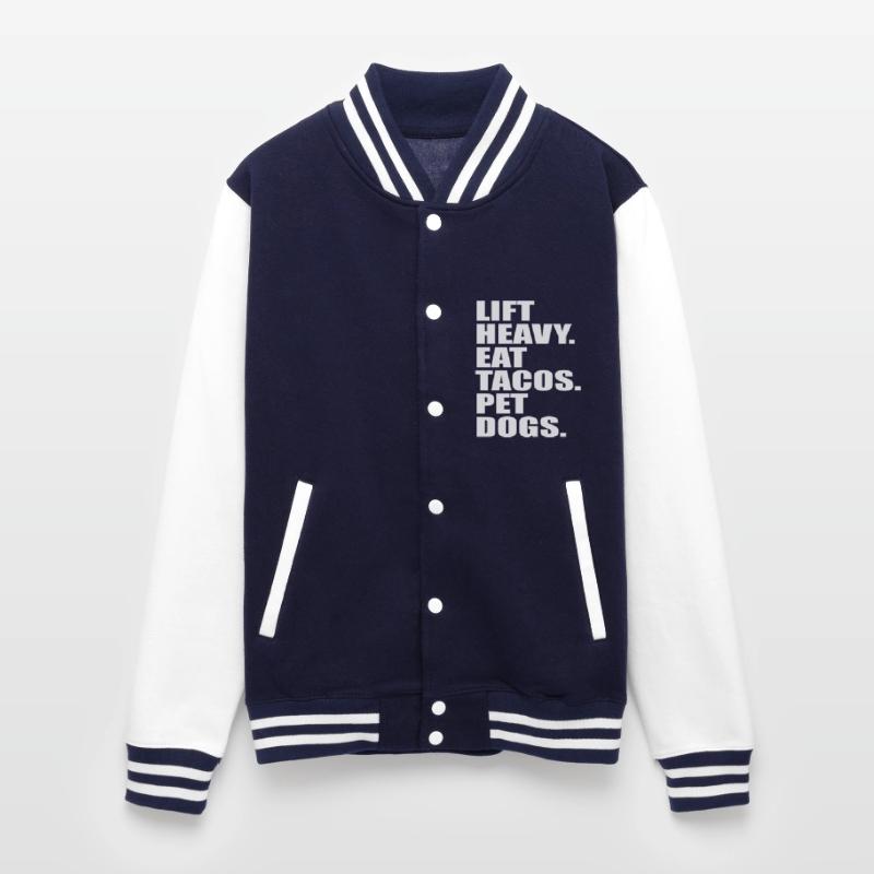 Lift Heavy Eat Tacos Pet Dogs Vintage