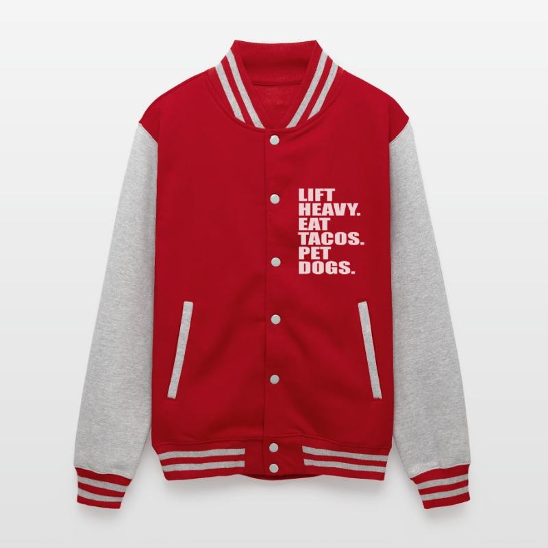 Lift Heavy Eat Tacos Pet Dogs Vintage