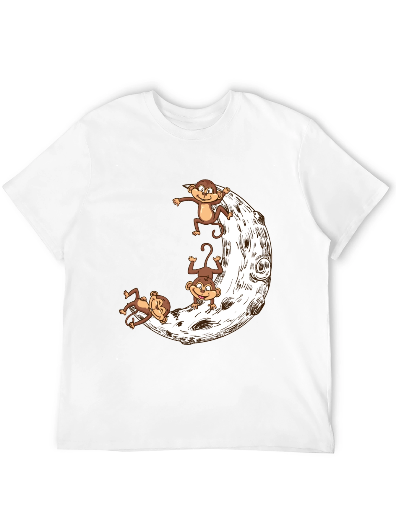 Monkey Moon Graphic Tee - Fun & Unique Design