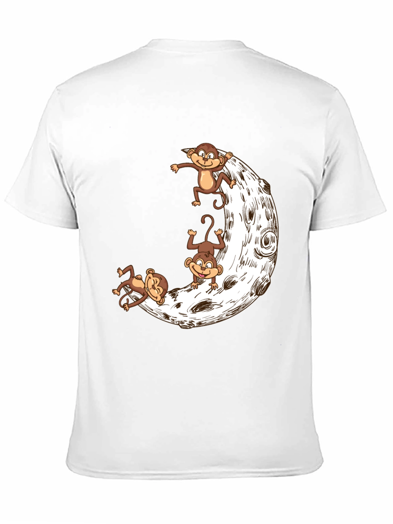 Monkey Moon Graphic Tee - Fun & Unique Design