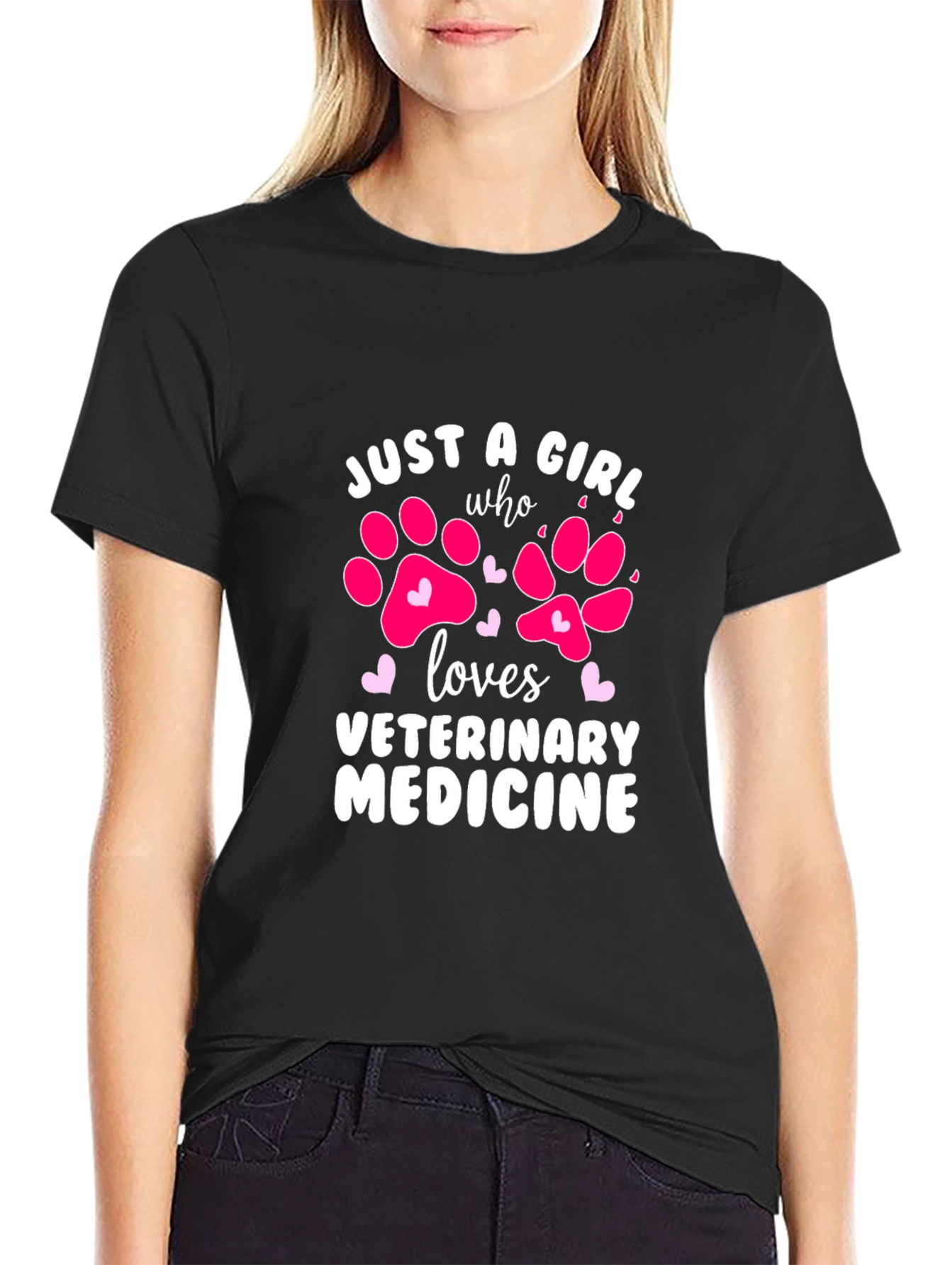 Just A Girl Who Loves Veterinary Medicine T-Shirt