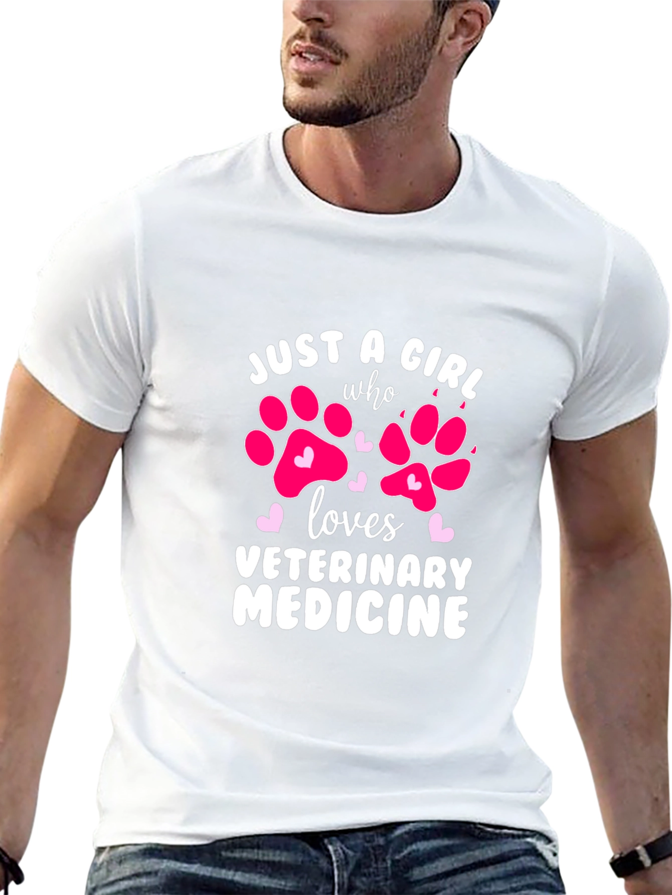 Just A Girl Who Loves Veterinary Medicine T-Shirt