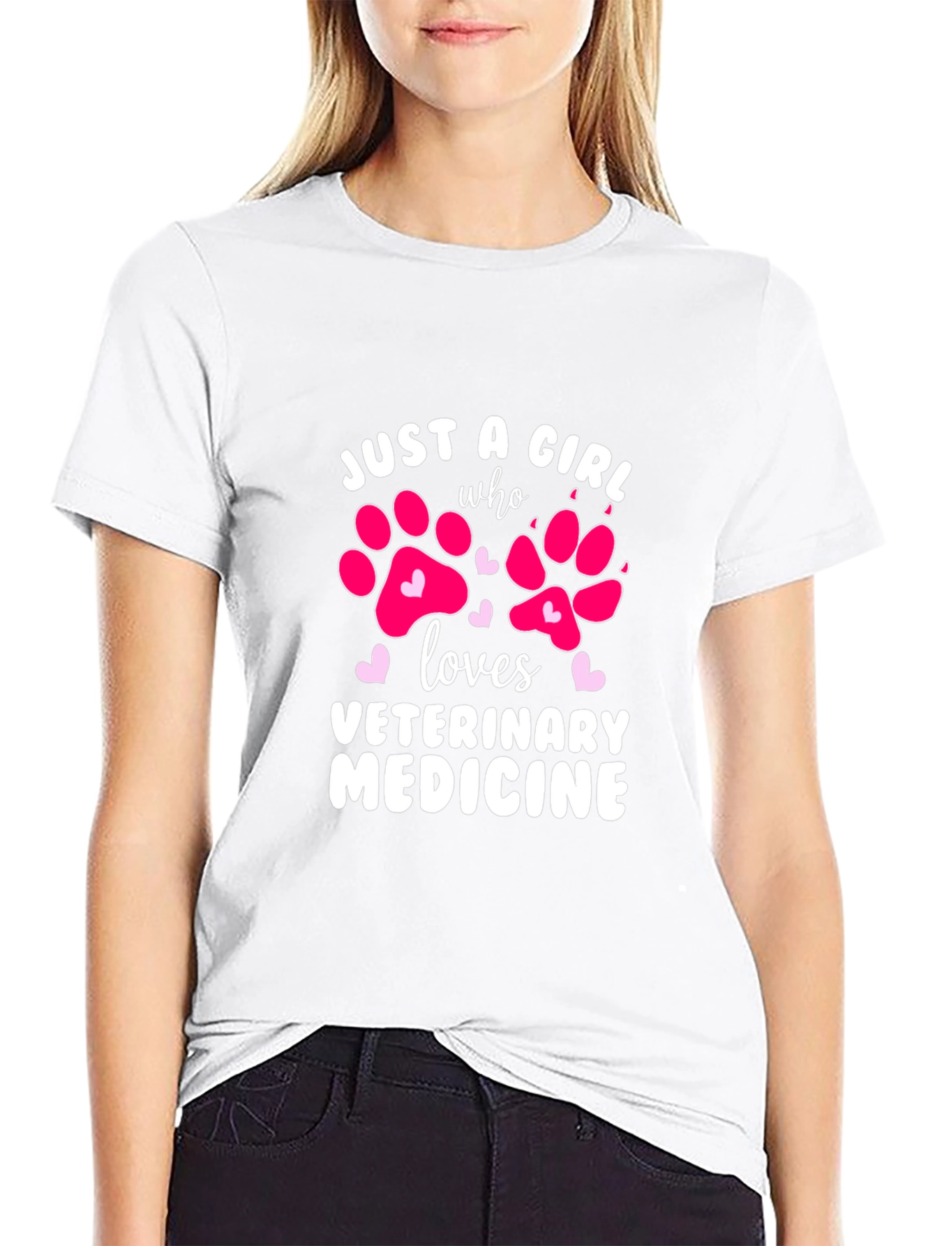 Just A Girl Who Loves Veterinary Medicine T-Shirt