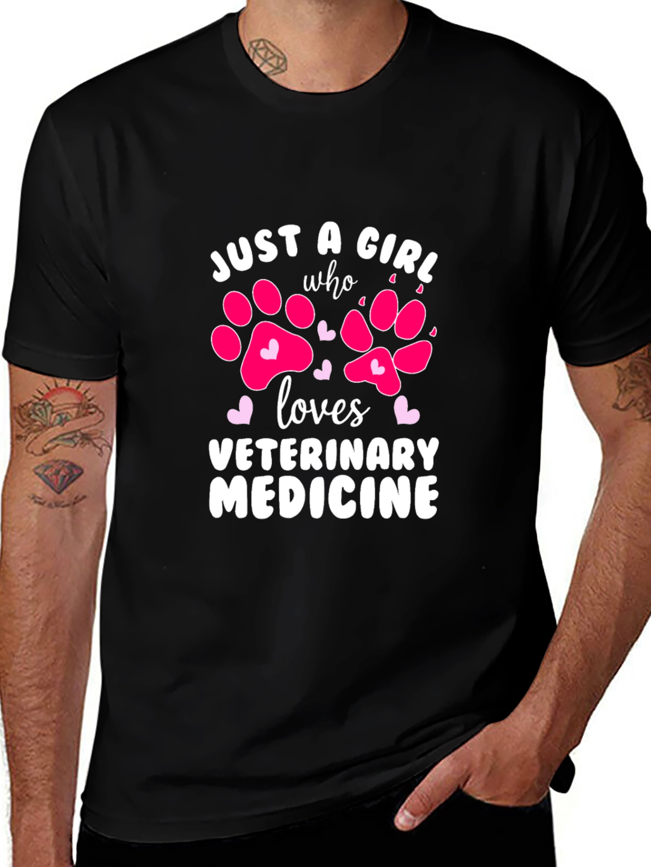 Just A Girl Who Loves Veterinary Medicine T-Shirt