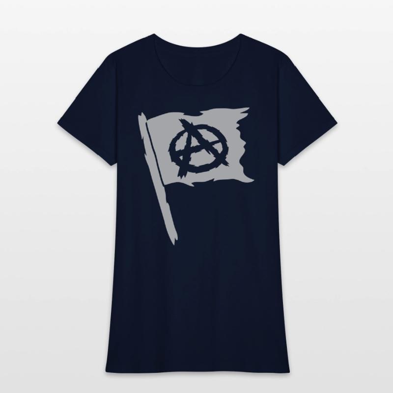 Logo flag anarchy symbol