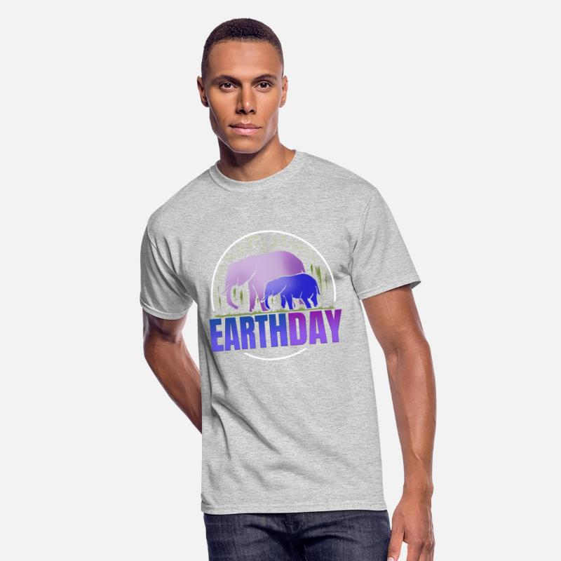 Logo Purple African Elefant Animals For Earth Day