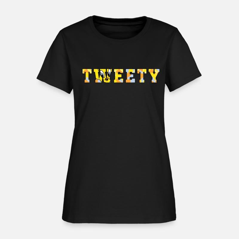 Looney Tunes Tweety Camouflage Typography