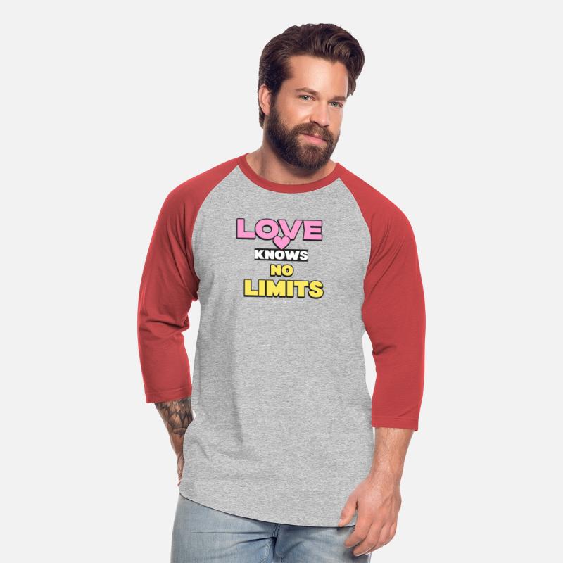 Love knows no limits Valentine T-shirt