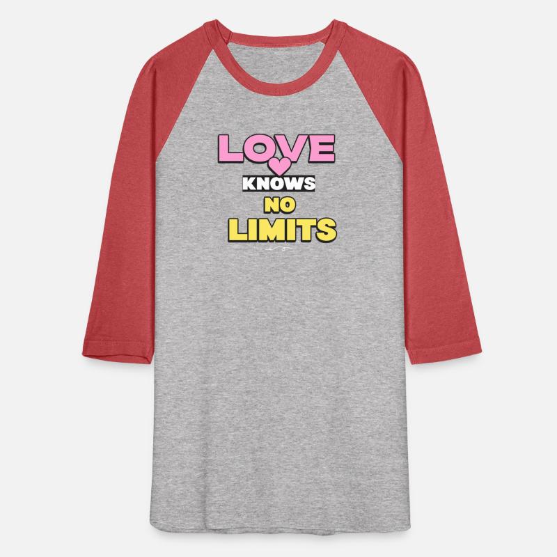 Love knows no limits Valentine T-shirt