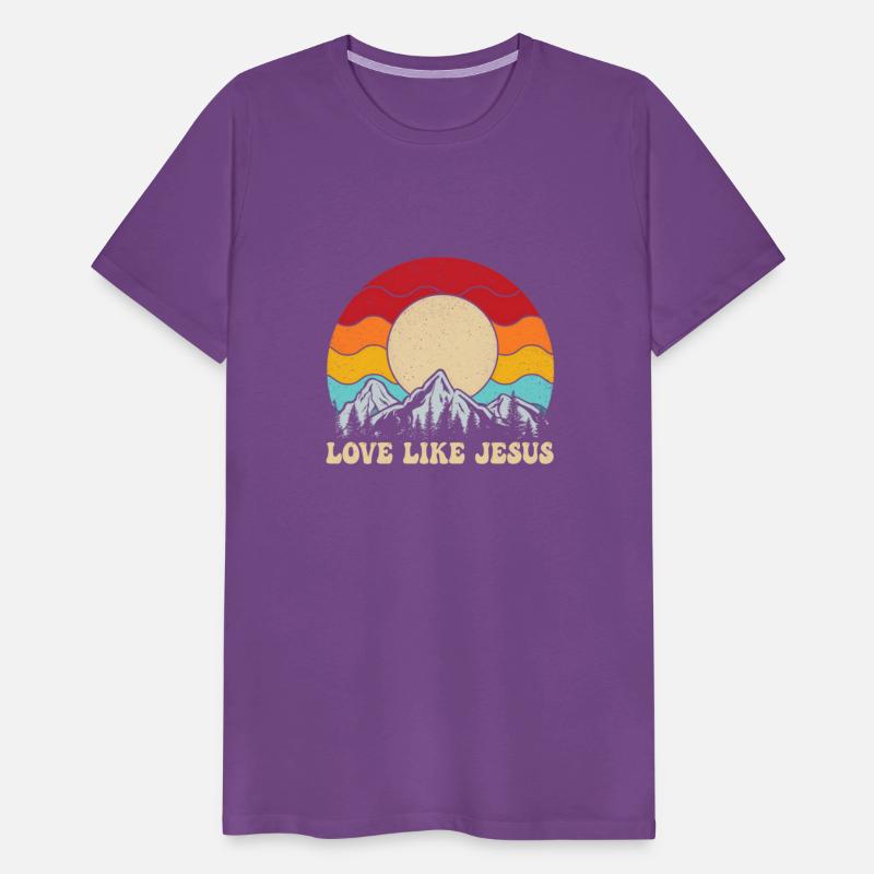 Love Like Jesus Religious God Christian Words On