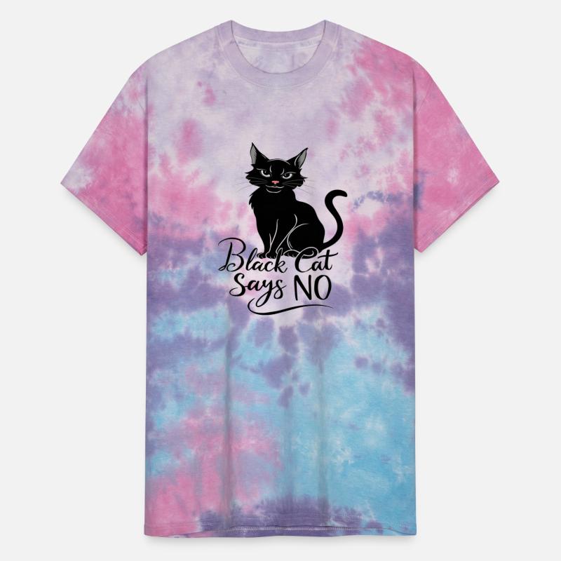 lover black cat says no