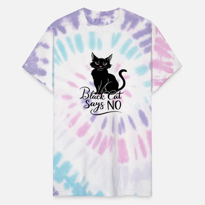 lover black cat says no