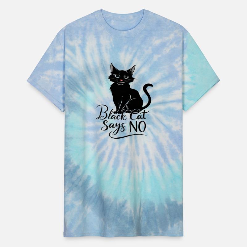 lover black cat says no