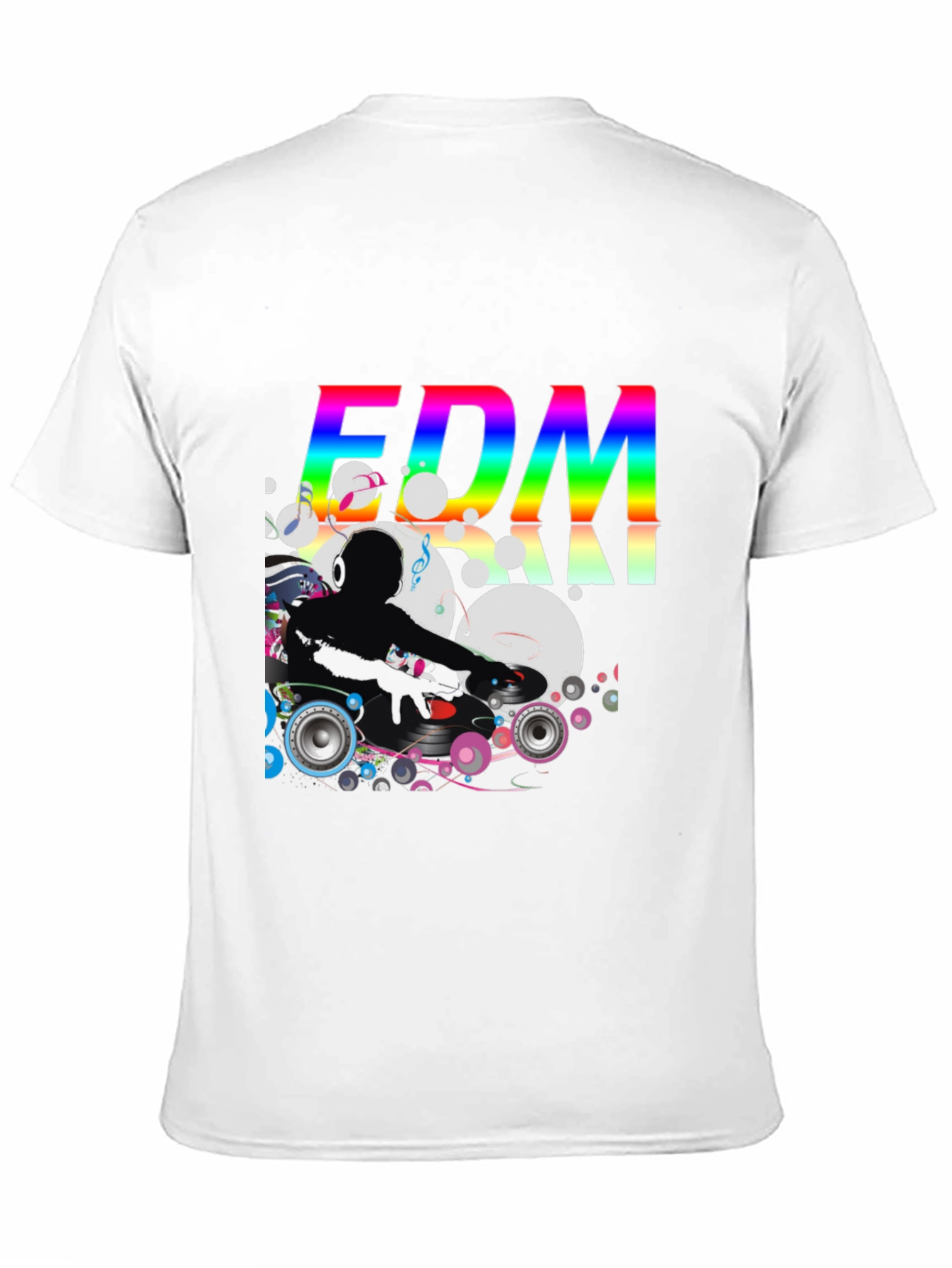 EDM DJ Graphic Tee - Black Cotton T-Shirt
