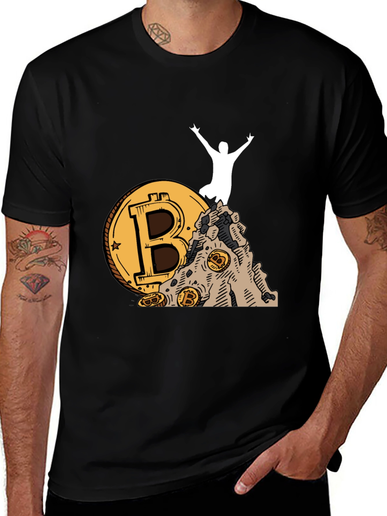 Bitcoin Crypto T-Shirt - To The Moon!
