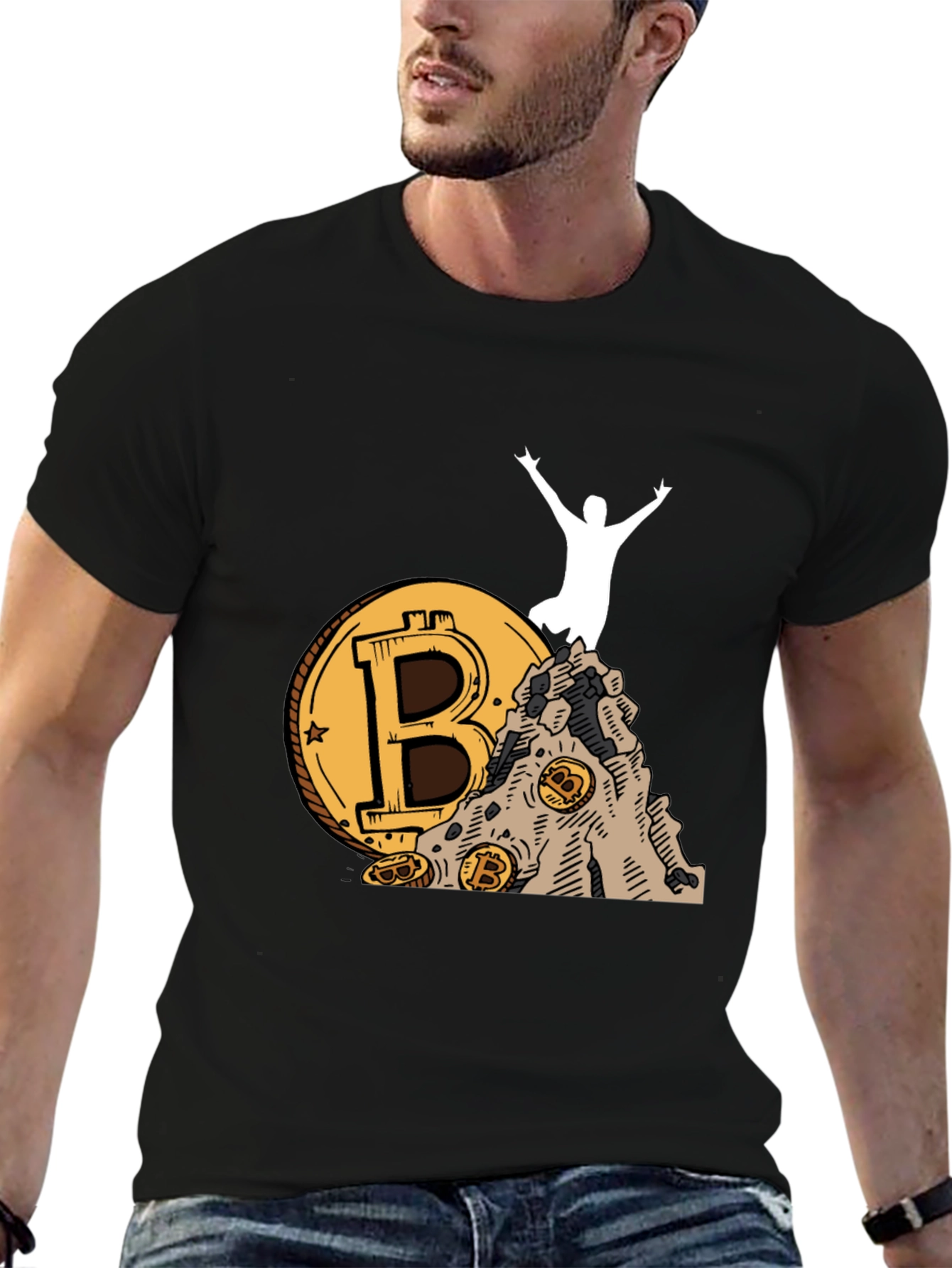Bitcoin Crypto T-Shirt - To The Moon!