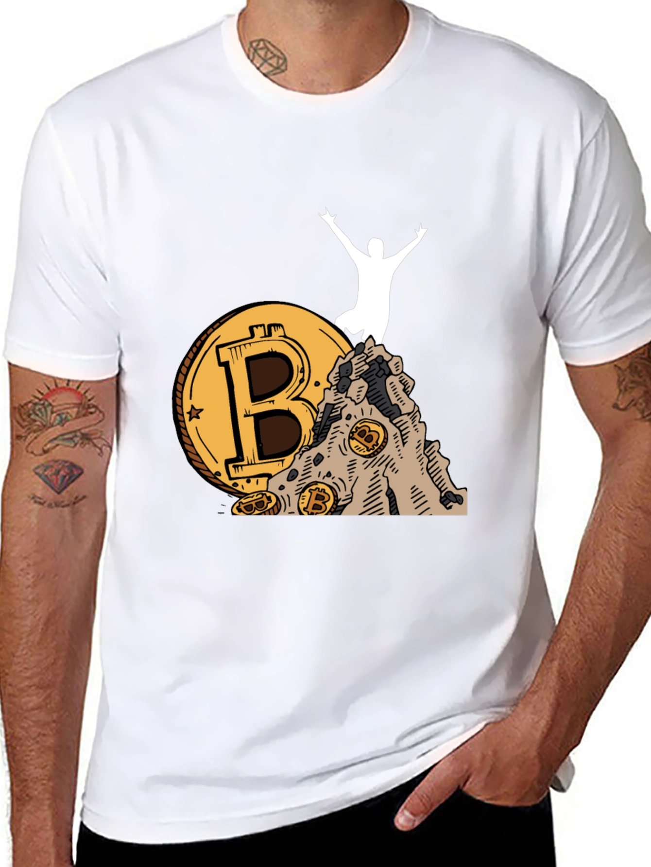 Bitcoin Crypto T-Shirt - To The Moon!