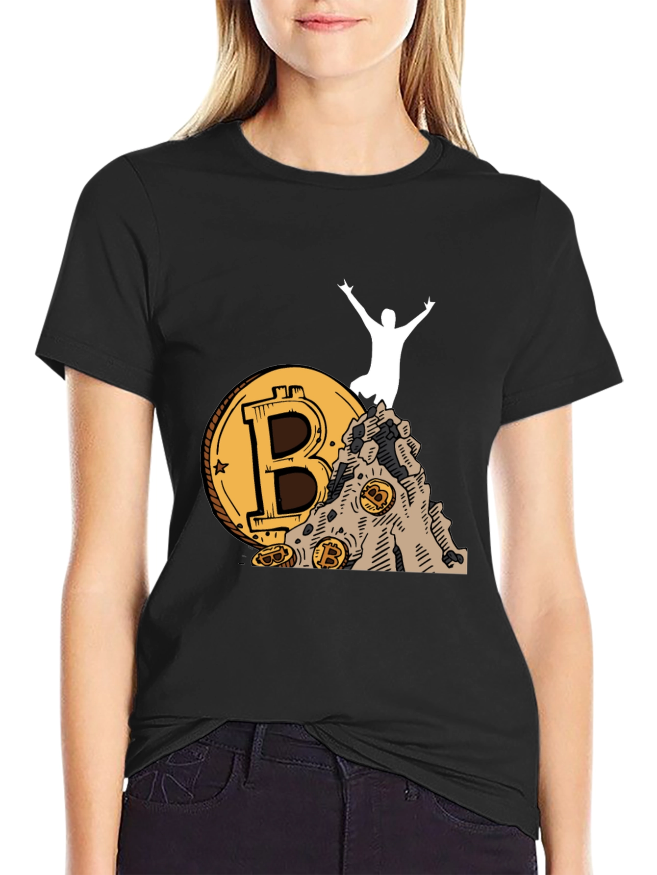 Bitcoin Crypto T-Shirt - To The Moon!