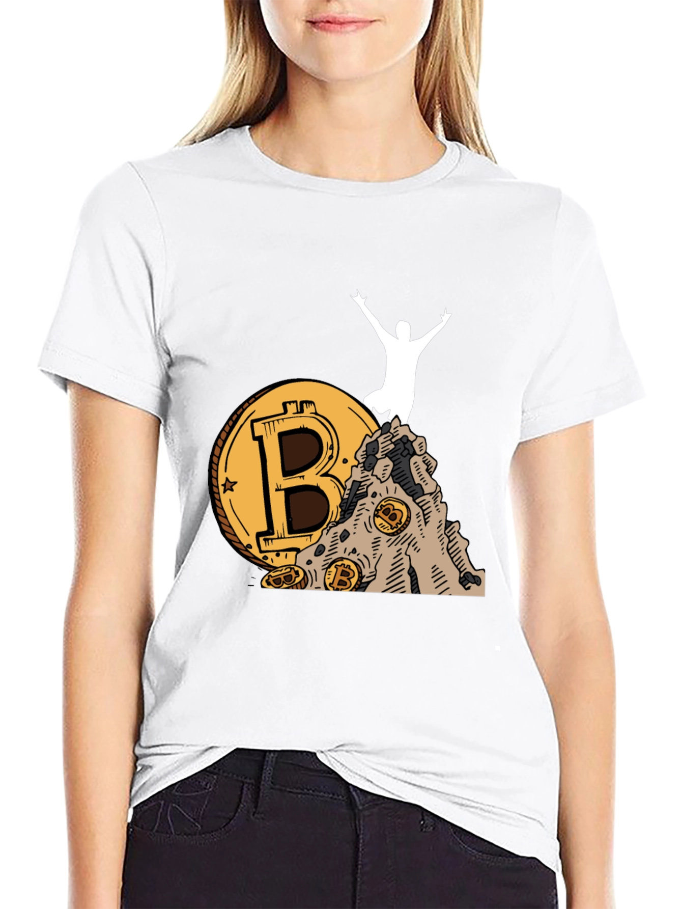 Bitcoin Crypto T-Shirt - To The Moon!