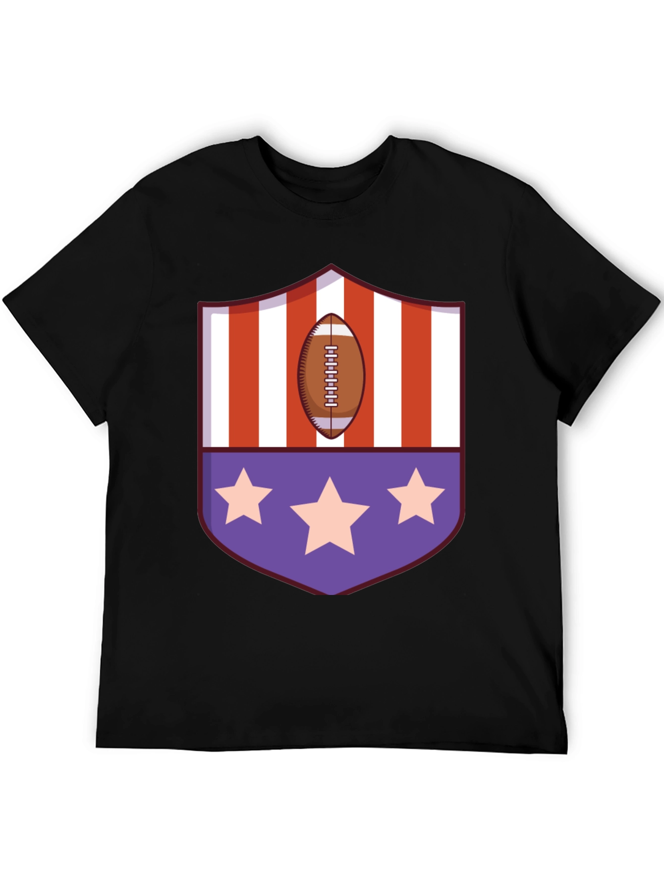 Patriotic Football Shield T-Shirt