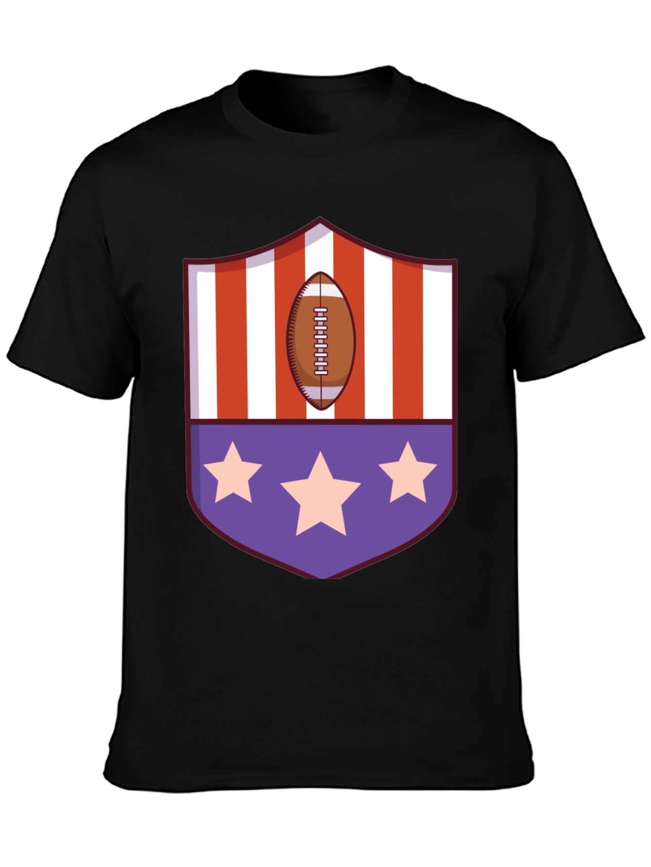 Patriotic Football Shield T-Shirt