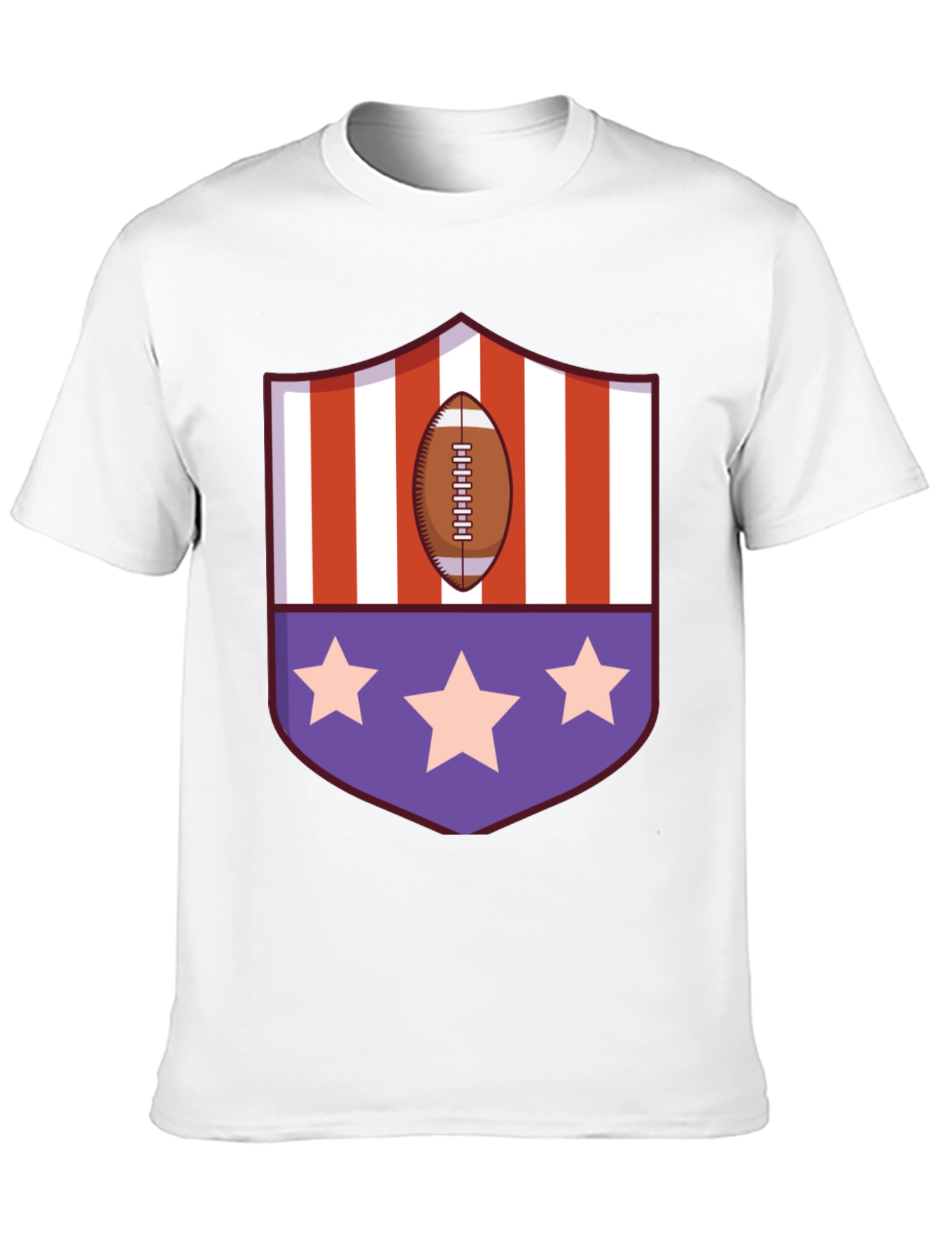 Patriotic Football Shield T-Shirt