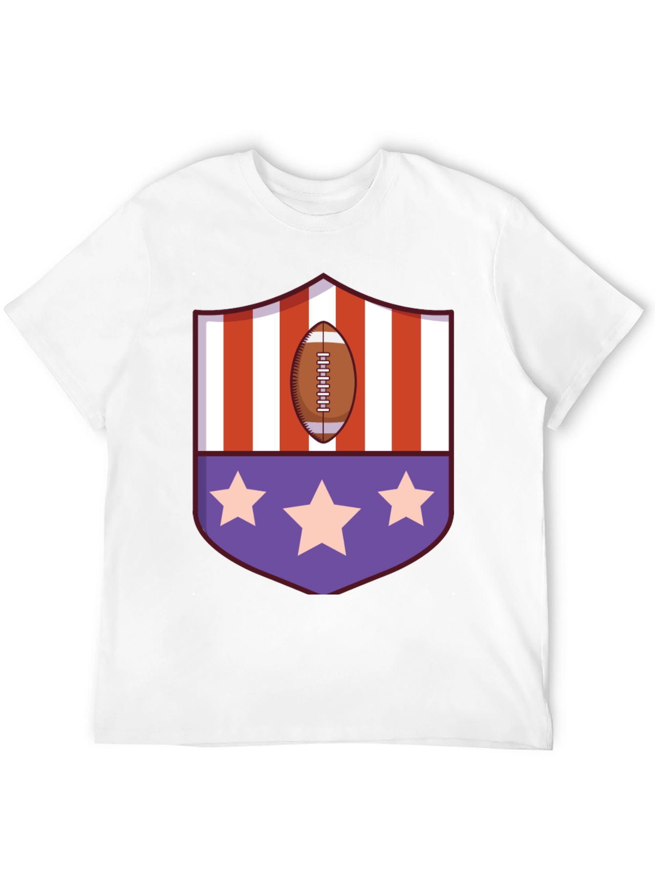 Patriotic Football Shield T-Shirt