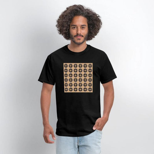 Luxury Black Aztecs Ornamental Pattern