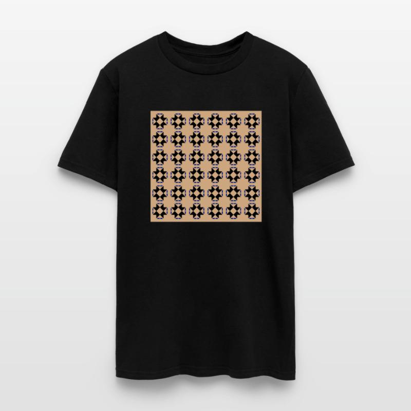 Luxury Black Aztecs Ornamental Pattern