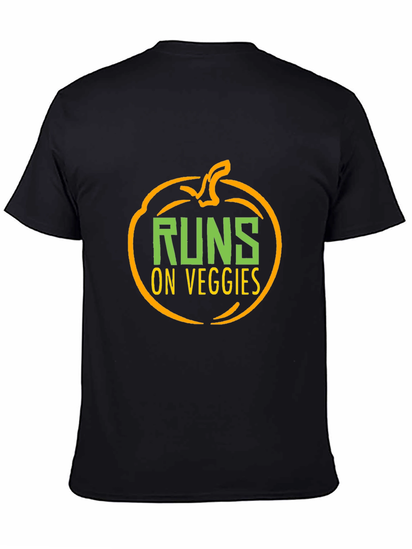 Runs on Veggies T-Shirt - Vegetarian Gift