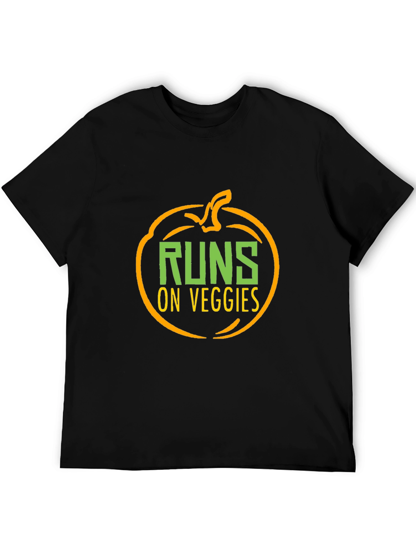 Runs on Veggies T-Shirt - Vegetarian Gift