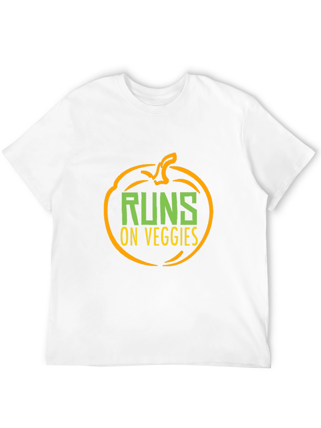 Runs on Veggies T-Shirt - Vegetarian Gift