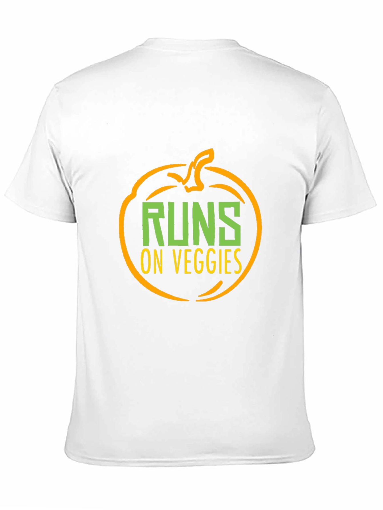 Runs on Veggies T-Shirt - Vegetarian Gift
