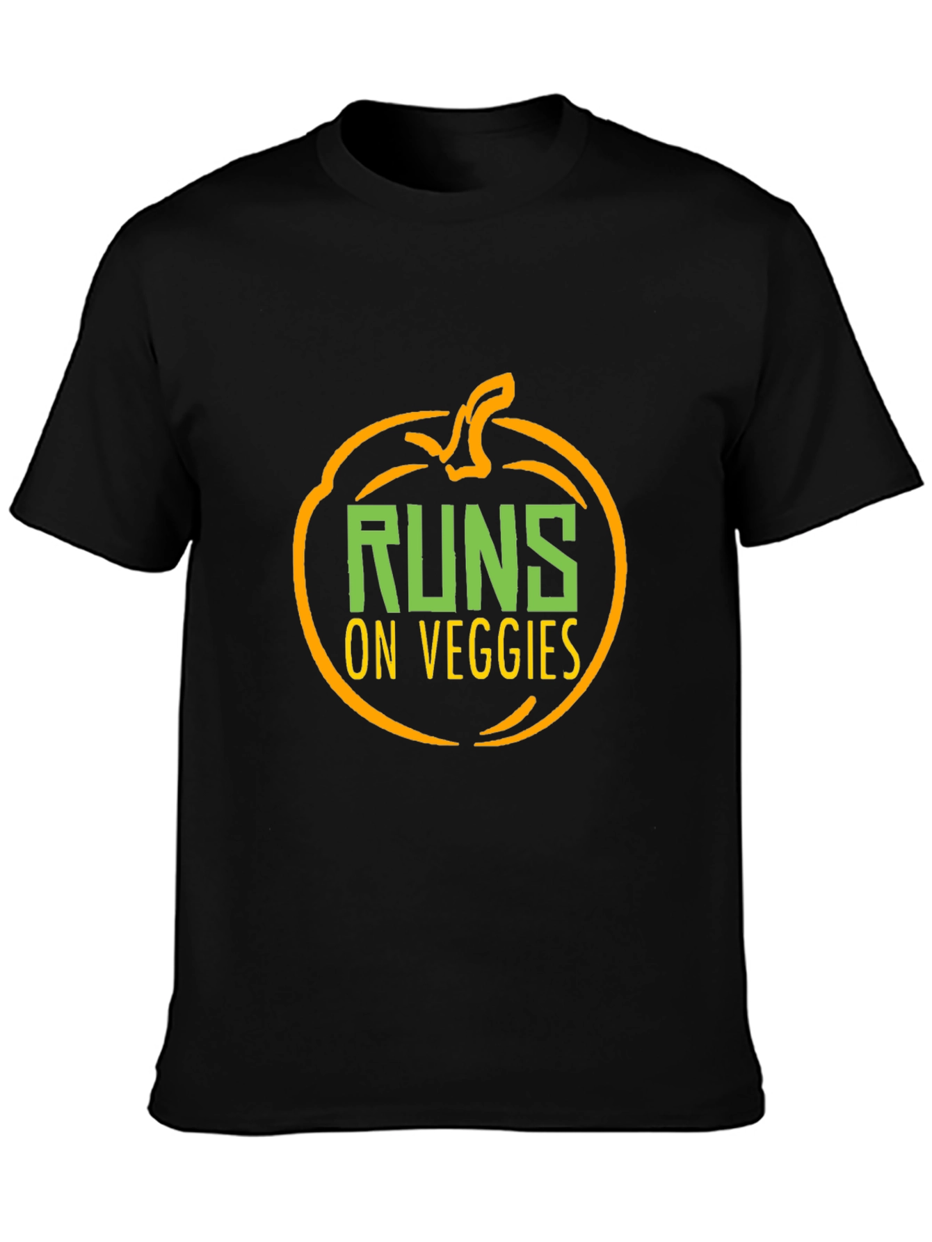 Runs on Veggies T-Shirt - Vegetarian Gift