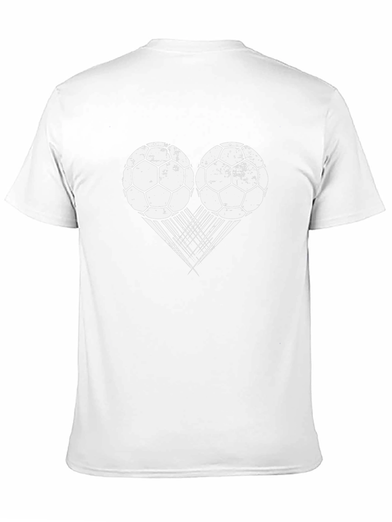 Soccer Heart T-Shirt - Black Tee