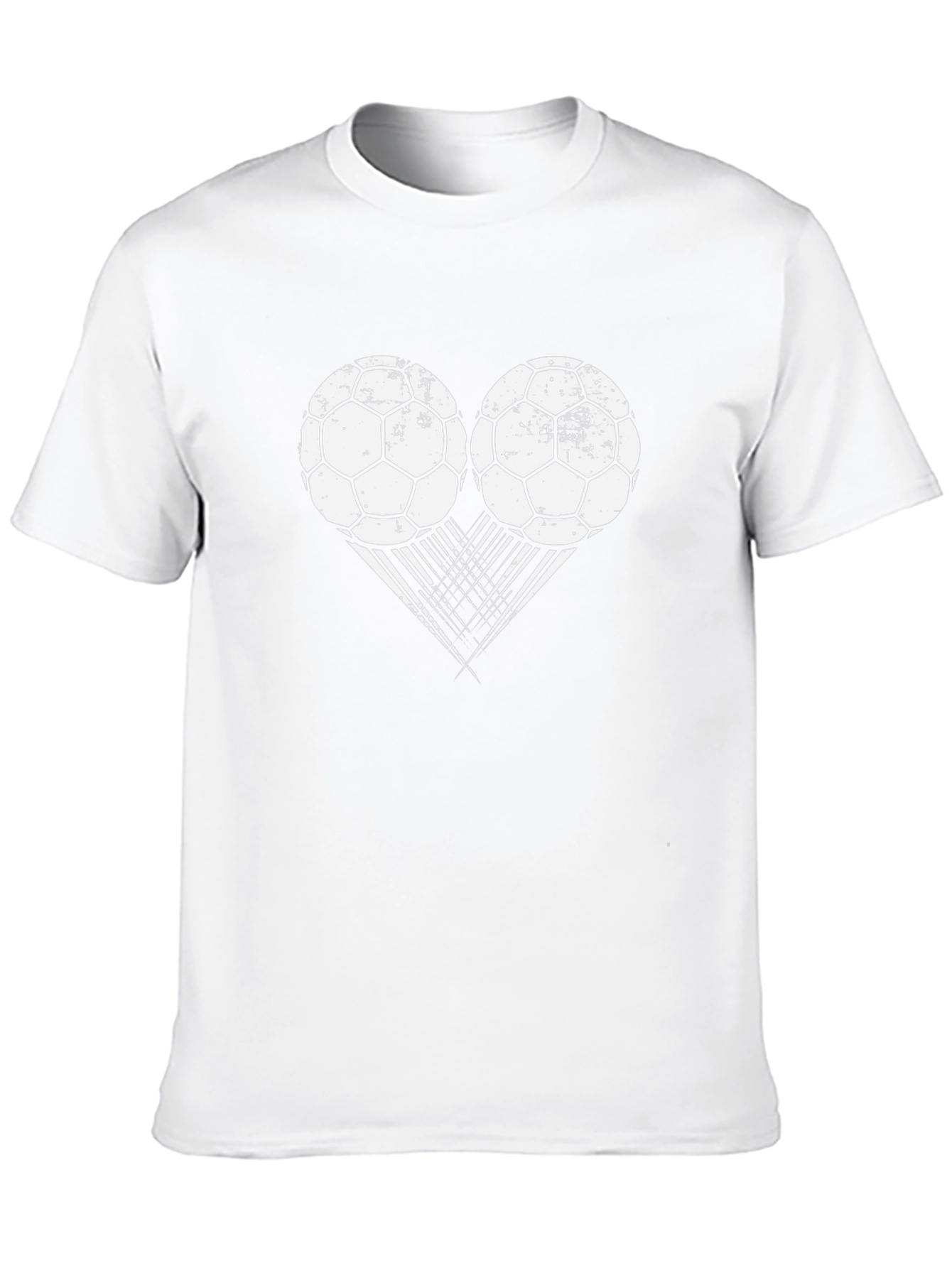 Soccer Heart T-Shirt - Black Tee