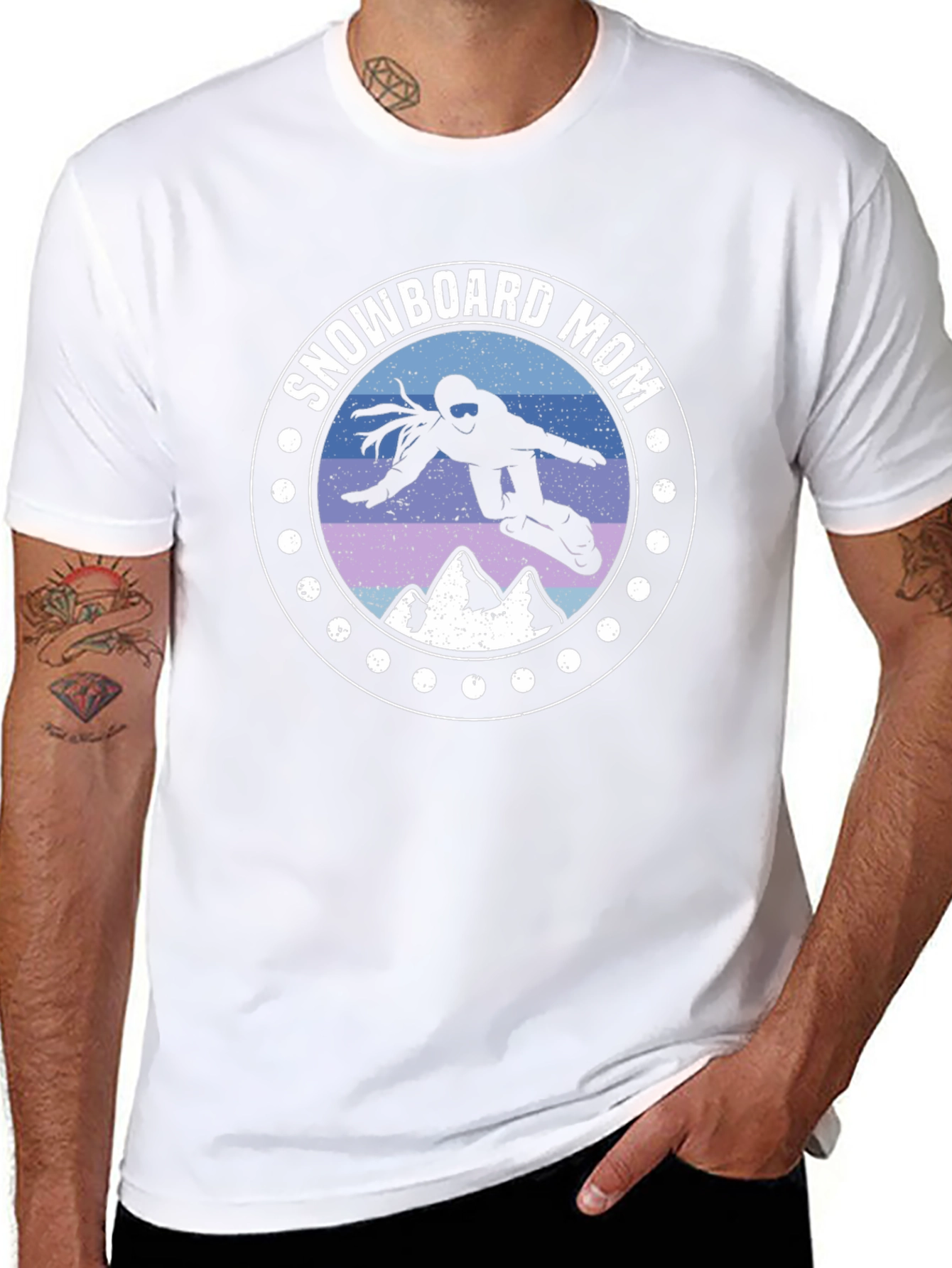 Snowboard Mom Graphic T-Shirt