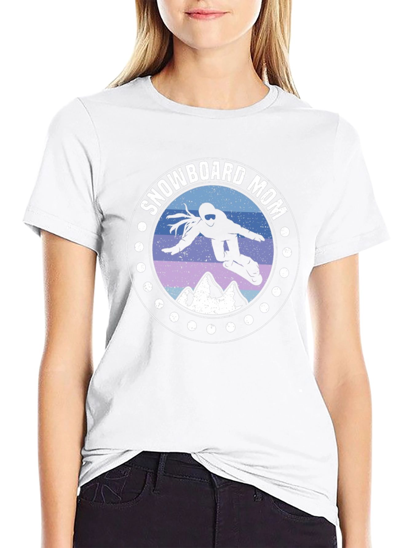 Snowboard Mom Graphic T-Shirt