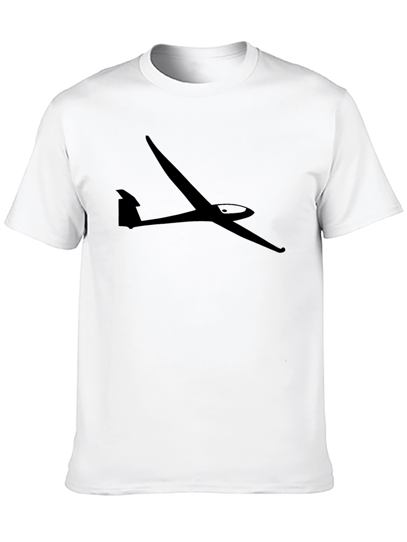 Glider Graphic Tee - Black Airplane T-Shirt