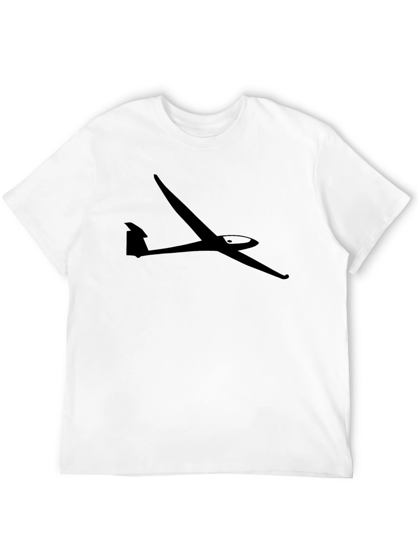 Glider Graphic Tee - Black Airplane T-Shirt