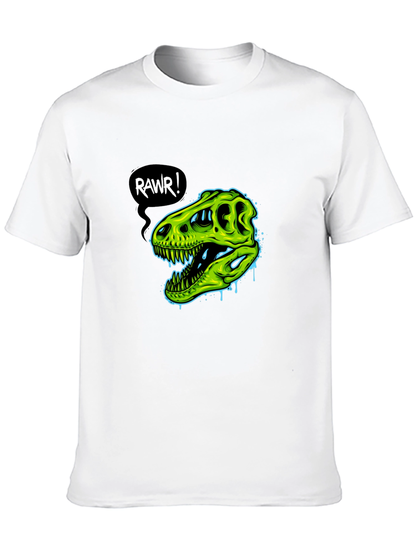 Rawr! Graphic Tee - Dino Skull T-Shirt