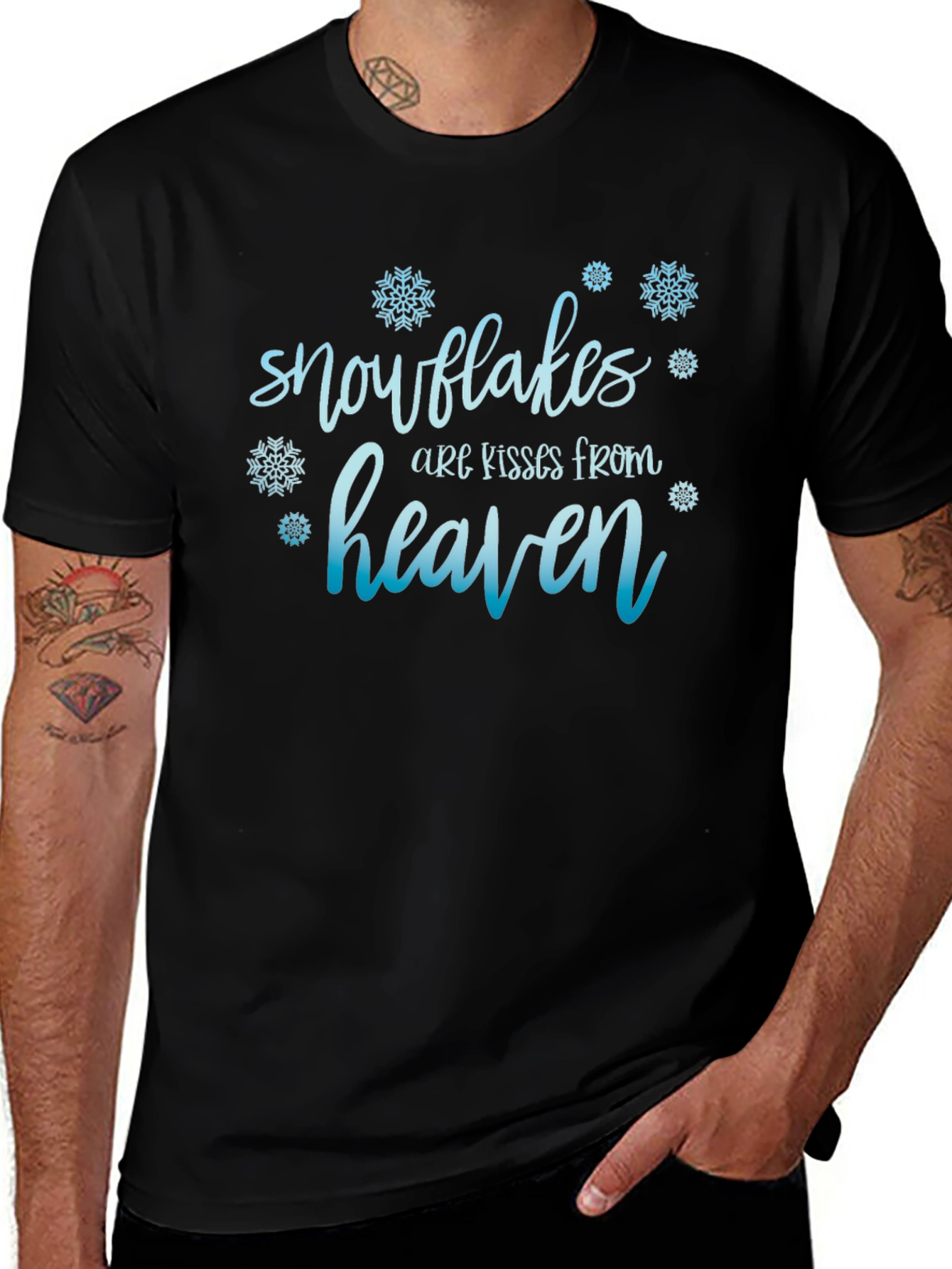 Snowflakes Are Kisses from Heaven T-Shirt