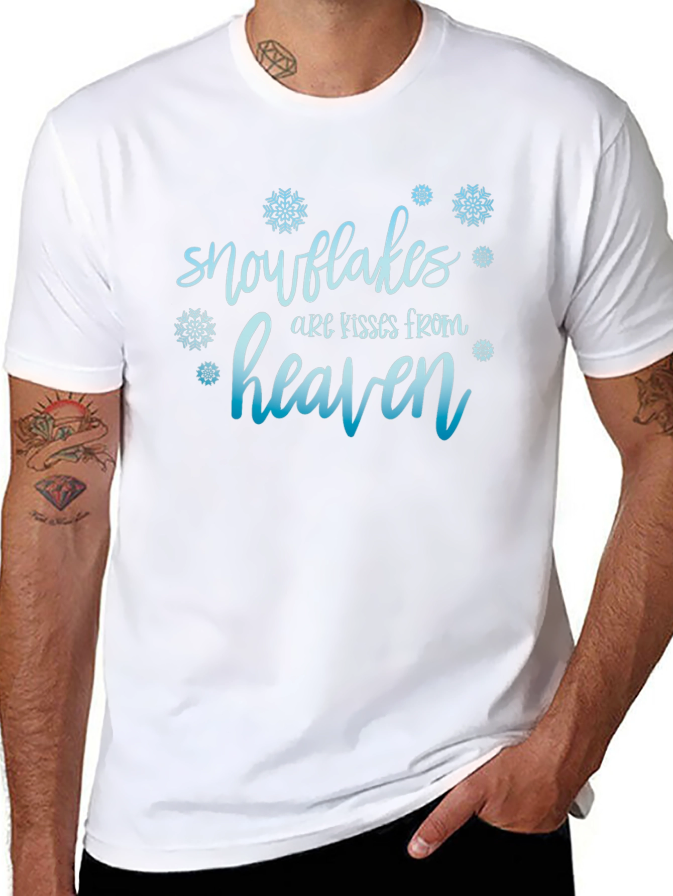 Snowflakes Are Kisses from Heaven T-Shirt
