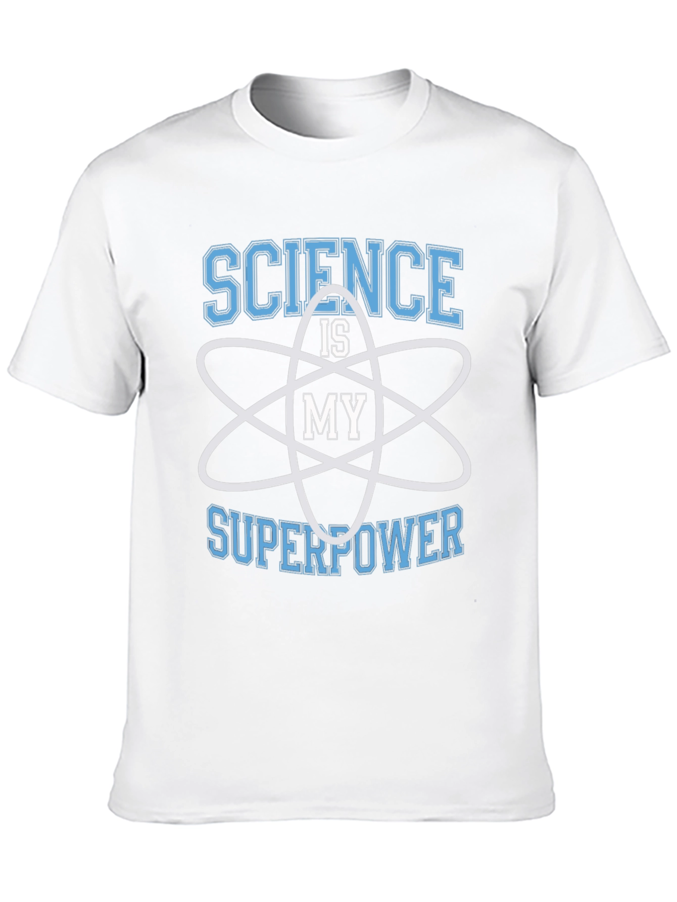 Science is My Superpower Black Graphic T-Shirt