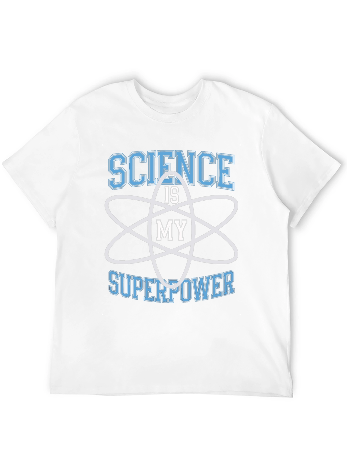 Science is My Superpower Black Graphic T-Shirt