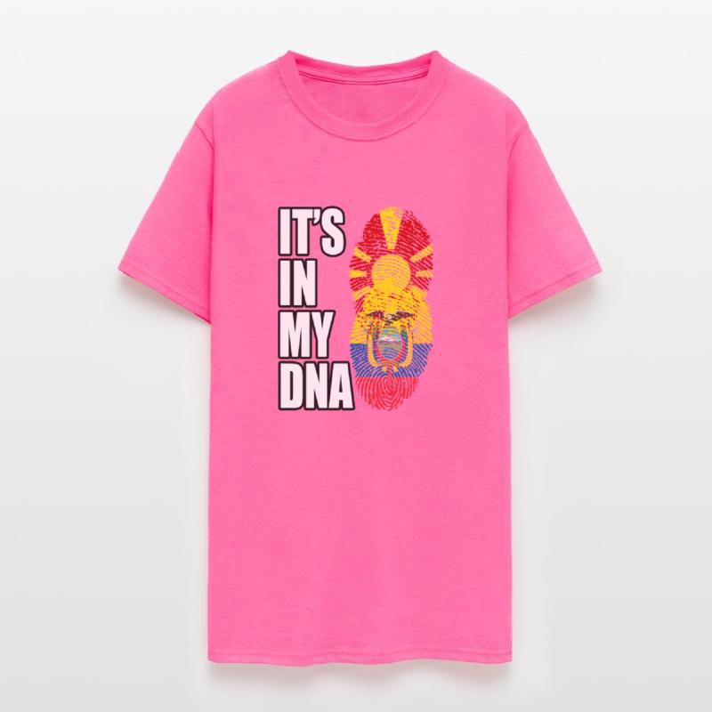 Macedonian And Ecuadorian Mix Heritage DNA Flag