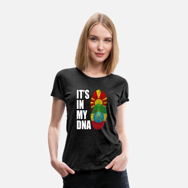 Macedonian And Ethiopian Mix Heritage DNA Flag