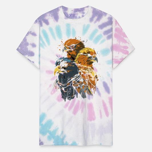 Majestic Eagles in Bold Brush Style